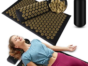 Acupressure Massage Mat With Needles Set Back Massager For Neck Foot Kuznetsov's Applicator Massage Pad Yoga Mat With Pillow