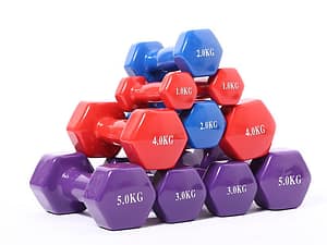 Color fitness dumbbells