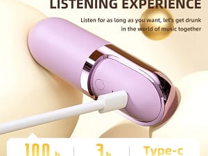 Fitness Eddy vibration roller earphones bluetooth touch control